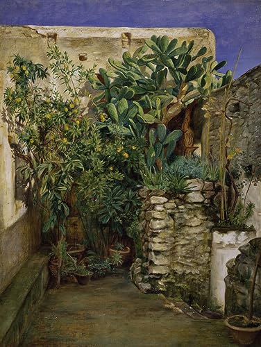 Affiche Toile Coin d'une cour orientale Henry Wallis : Impression d'art haut de gamme 60x90