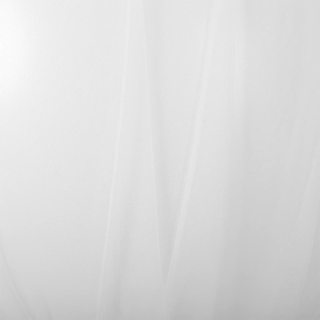Cortina de cama con toldo transparente, elegante gasa para ventana, cortinas de arco de boda, cenefa de algodón, poliéster