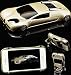 For iPhone 5 5S Se, WwwSuppliers 3D Fast Luxury Race Car Case for Kick-Stand Hard Protective Cover Estuche Funda (Bronze Black Chrome)
