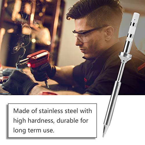 Image of 7 Types Mini Stainless Steel Soldering Iron Tips, Iron Station Kit, Iron Tips Replacement for TS100 Soldering Iron (TS-B2)