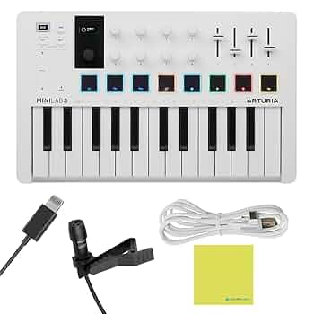 Mini lab 3 - Arturia MIDIキーボード ホワイト Amazon.com: Arturia MiniLab 3 MIDI Keyboard Controller