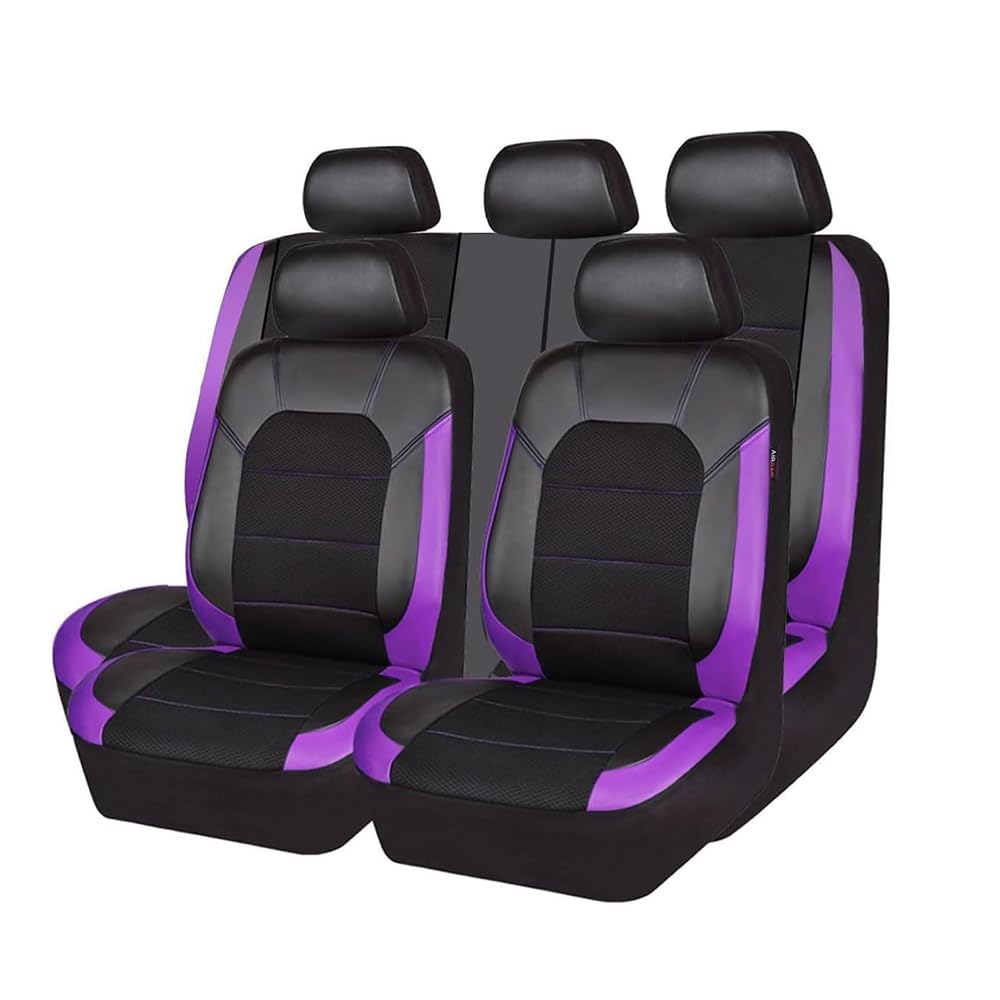 9 Pcs Full Set Car Seat Cover for Ford Ranger 2020-2023 2024 2025,Front Rear Seat Covers Seat ProtectorComfortable Breathable Seat Cushion Interior