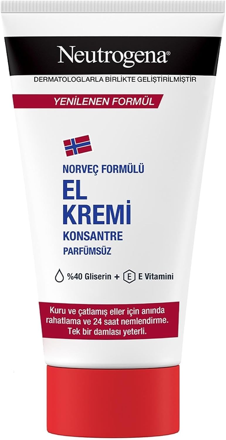 Neutrogena Norveç Formülü El Kremi Parfümsüz, 75 ml