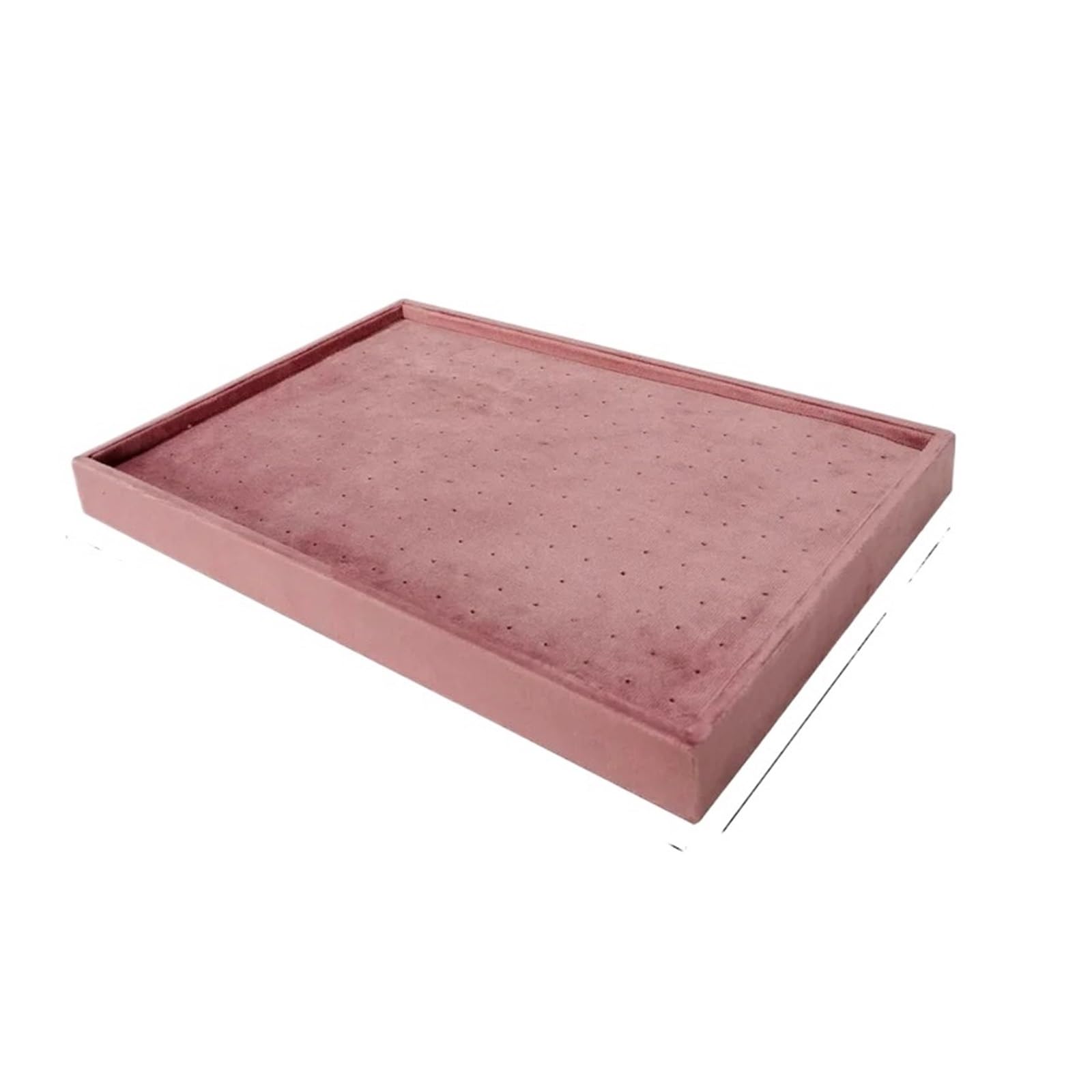 YGMNQAL Velvet Jewelry Tray Luxury Velvet Jewelry Organizer Tray - Multi-compartment Storage for Earrings Rings Necklaces Dresser & Vanity Use