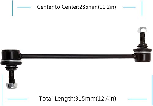 Miniatura 2 de AUQDD K750188 K750189 - Barra estabilizadora delantera compatible con Chevy Captiva Sport 12-15, Equinox 10-1710-17 GMC Terrain 08-10 Saturn Vue