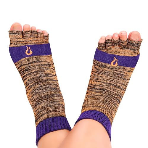 Image of KAVIAR Toe Separator Socks, Foot Alignment Socks with Toe Separators,Split Toe Socks,Yoga Sports Gym Socks for Men or Women