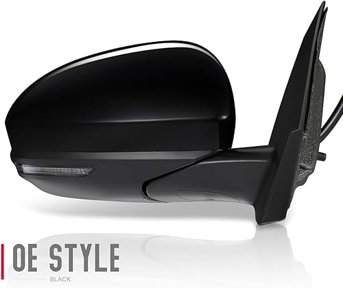 Miniatura 7 de DNA Motoring OEM-MR-NI1320186 Factory Style Powered Left Side Door Mirror Compatible with 08-13 Altima Coupe