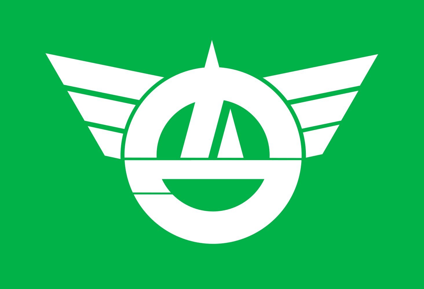 Drapeau large Minamiminowa Nagano pavillon grand format pour exposition