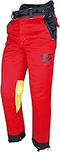 Jardiaffaires Pantalon Professionnel adapté aux bûcherons Authentic Rouge