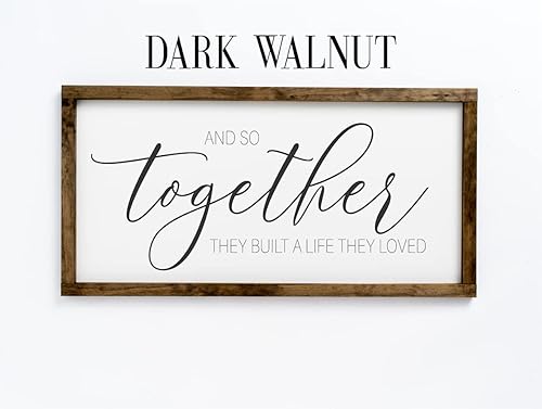 Miniatura 2 de And So Together They Built A Life They Loved Sign - Together They Built A Life They Loved - Above Bed Signs - Signs For Home - Signs For Above Bed -