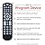 GE Backlit Universal Remote Control for Samsung, Vizio, LG, Sony, Sharp, Roku, Apple TV, RCA, Panasonic, Smart TV, Streaming Players, Blu-Ray, DVD, 4-Device, Black, 40081 Black, Backlit