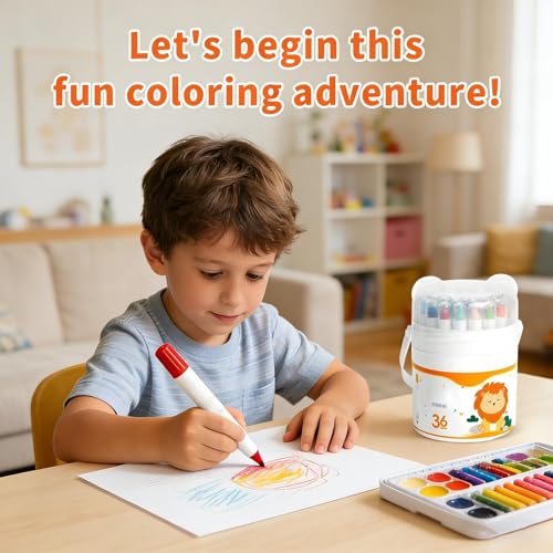 Crayones giratorios de secado rápido ideales como regalos navideños infantiles 3