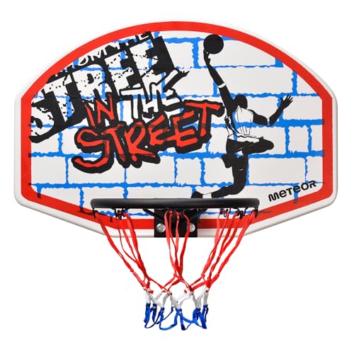 meteor basketballkorb Kinder basketballkorb Wand Set mit Ball und pumpe mini basketballkorb 65 x 45 cm basketballkorb Outdoor Indoor basketballkorb Garten kinderzimmer wandmontage