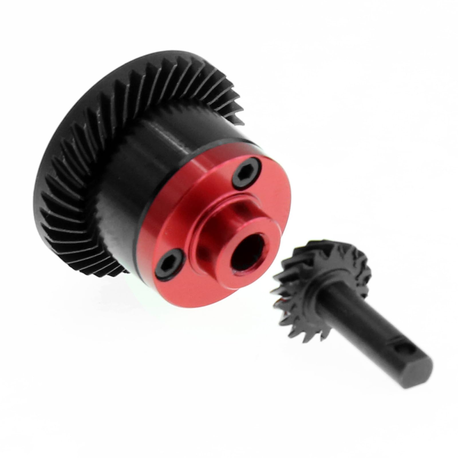 39T/15 RC Diff Gear Set Compatible for Traxxas 1/16 E-Revo,Slash,Summit,Rally Upgrades Part Steel 39T Main Gear with 15T Pinion Gear