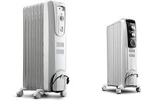 DeLonghi Dragon Oil Filled RadiatorHeater, 1500W Electric Space Heater