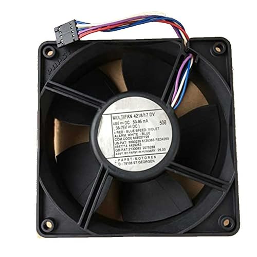 4218/17DV 48V DC Inverter Cooling Fan - 120x120x38mm, 5-Wire, High Efficiency