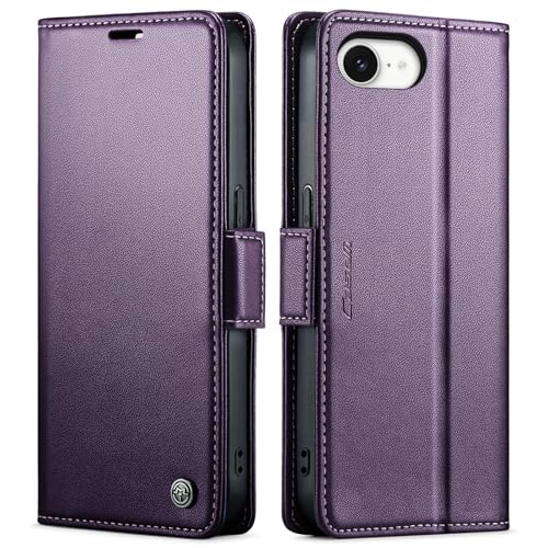 Pochette portefeuille pour iPhone 17e/16e anti-piratage avec étui magnétique