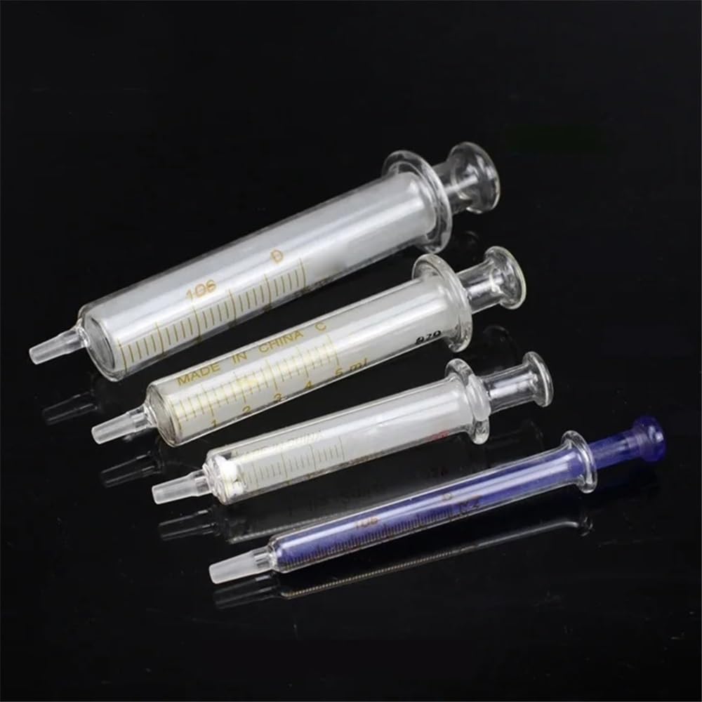 Laborglaswaren 100 ml Glasspritzen-Injektor-Probenehmer mit Nadel-Laborausrüstung