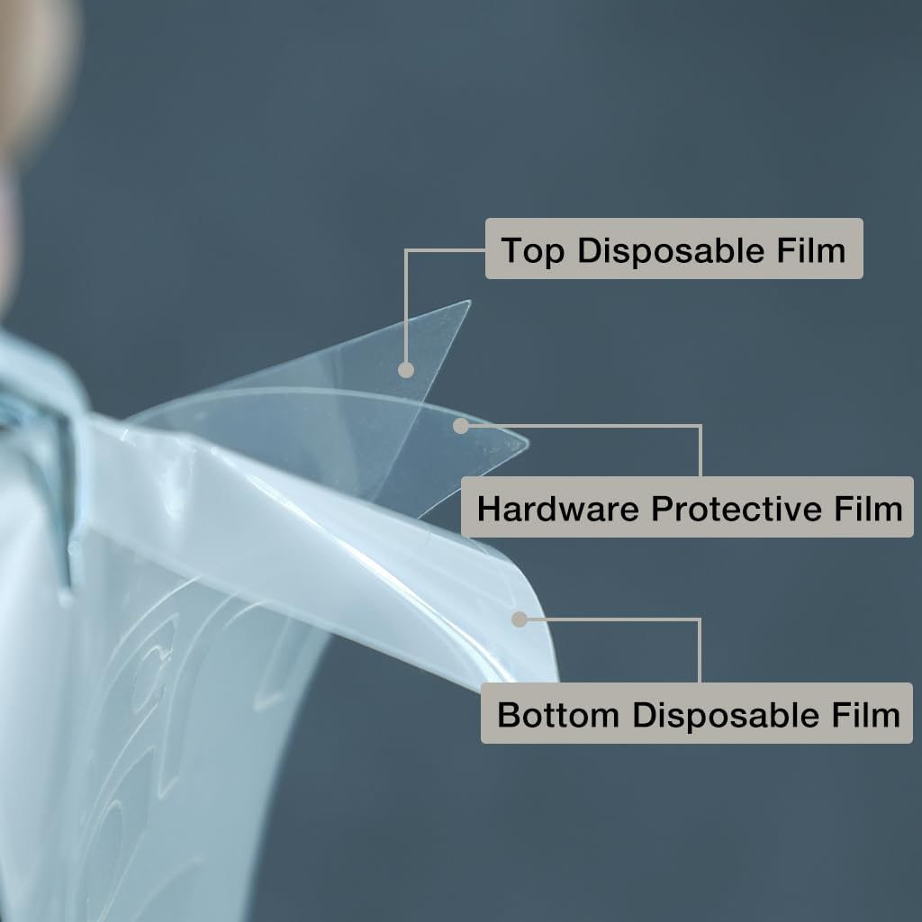 BagArmor Pellicola protettiva hardware, compatibile con Constance 18. Adesivo per borsetta, trasparente, antigraffio, trasparente
