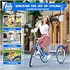 Betterland Adult Tricycle, 24 Inch 7-Speed Stable 3-Wheel Trike Bike, Cruise Bicycle with Large Basket for Shopping and City Trike Perfect for Adults（Blue） #4