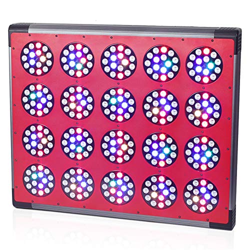 960W LED Plant Growing Lamps, Full Spectrum Hanging Grow Light Fixtures for Indoor Tent Greenhouse Seeding Vegetable Flower Plant