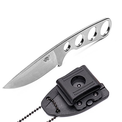 Sanrenmu Fixed Blade Knife 7130 Full Tang Kompaktes Outdoormesser mit Scheide