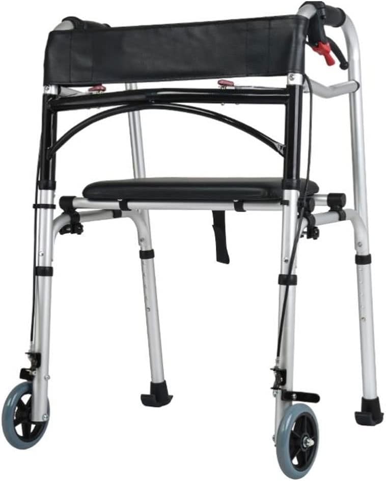 折りたたみ歩行器 歩行補助具 介護歩行器 着脱台を備えた車輪付きのスタンドアシスト折りたたみ式ウォーカー取り外し可能な座席を歩くことは 高齢者や大人のためのトイレ安全柵のコンパクトで携帯することができます Anbx Net