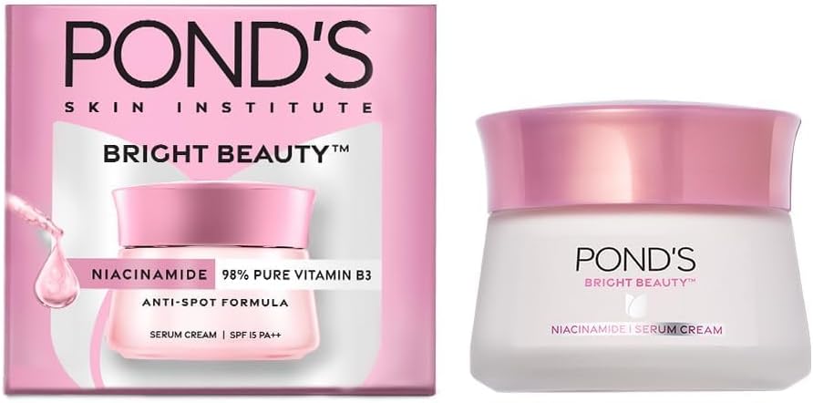 Pond's White Beauty PLUS SERUM Lightening Day Cream with GenActiv Formula 50g