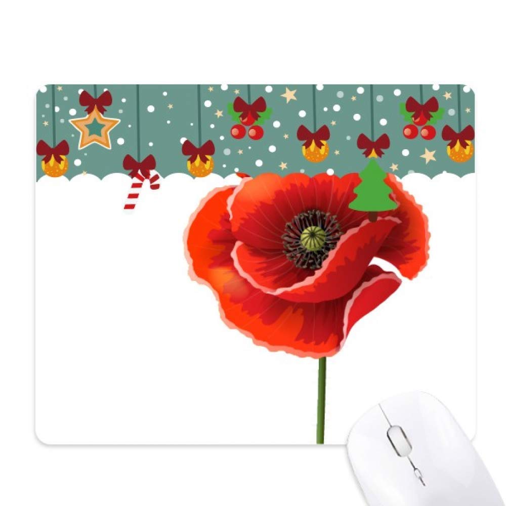 Alfombrilla de ratón de amapolas artísticas, un regalo ideal de Navidad para oficina 5
