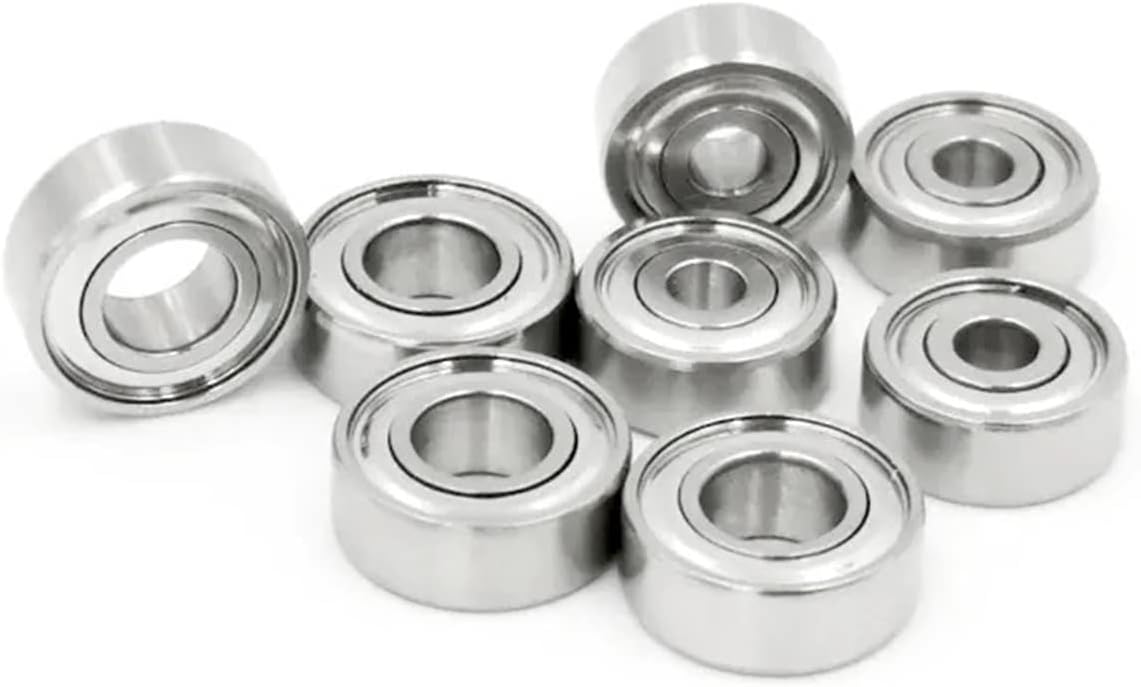 10PCS/2PCS Stainless Steel Bearing SMR84 4 * 8 * 3,SMR83 3 * 8 * 3,SMR74 4 * 7 * 2.5,SMR63 3 * 6 * 2.5,SMR62 2 * 6 * 2.5,SMR52 2 * 5 * 2.5mm (Color : 2pcs, S(2pcs,SMR83ZZ 3x8x3mm)