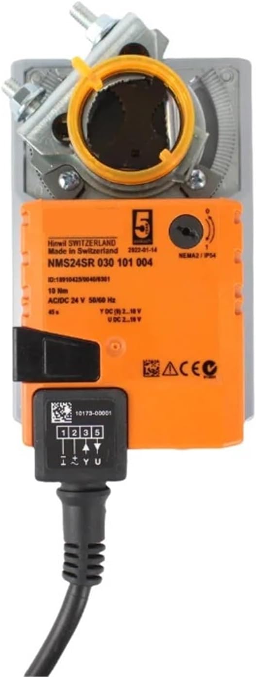 1Pcs 10Nm NMS24SR 030 101 004 Damper Actuator AC/DC24 Manual Control Open/Close 3point