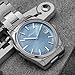 ADDIESDIVE 39 MM Automatic Watches for Men NH35 Movement Stainless Steel 100 M Waterproof BGW9 Luminous Light Blue Dial
