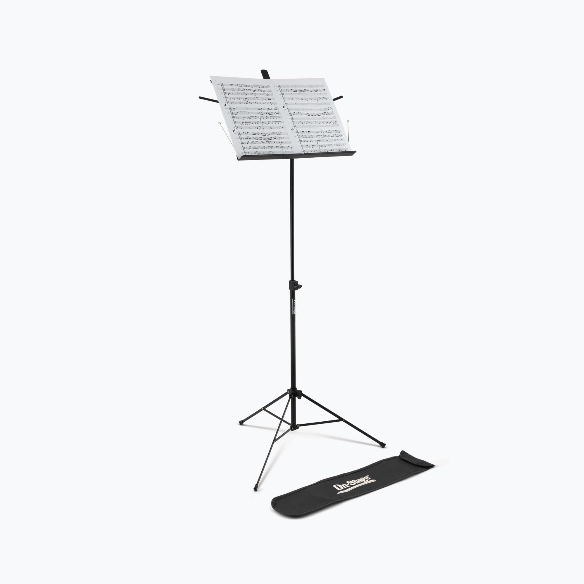 譜面台 Amazon | OnStageStands SM7022BB 譜面台 折りたたみ ソフトケース付き