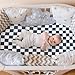 4 Pack Checkered Plaid Crib Sheets Neutral Breathable Buffalo Check Fitted Baby Sheets Nursery Sheets for Baby Boys or Girls (Bassinet)