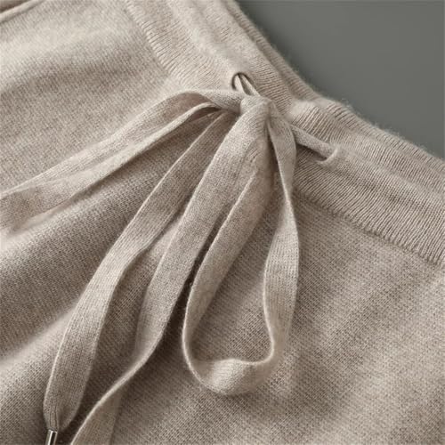 Men's Cashmere Pants Thick Twill Small Feet Casual Business Trousers Winter Loose Pants2