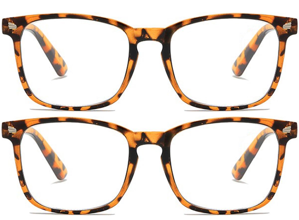 Eyglajdd 5er-Pack Blaulichtfilter Lesebrillen für Damen und Herren mit Federscharnieren Computerbrillen und Lesehilfen