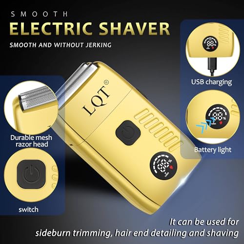 Image of Professional Hair Clippers & Beard Trimmer for Men - Electric Razor & Grooming Kit, Rechargeable Cordless Hair Clippers for Barbers with LCD Display, Hair Cutting Kit, Gift for Men /Dad /Husband