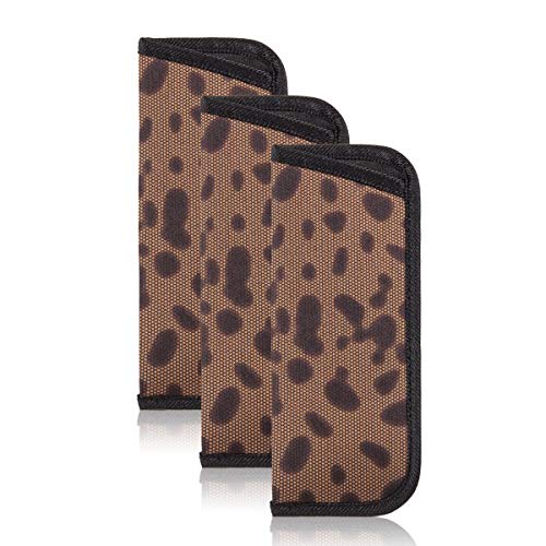 Image of TRIUMPH VISION 3 Pack Reading Glasses Pouch - Soft Eyeglasses Bag Portable Cloth Eyewear Case