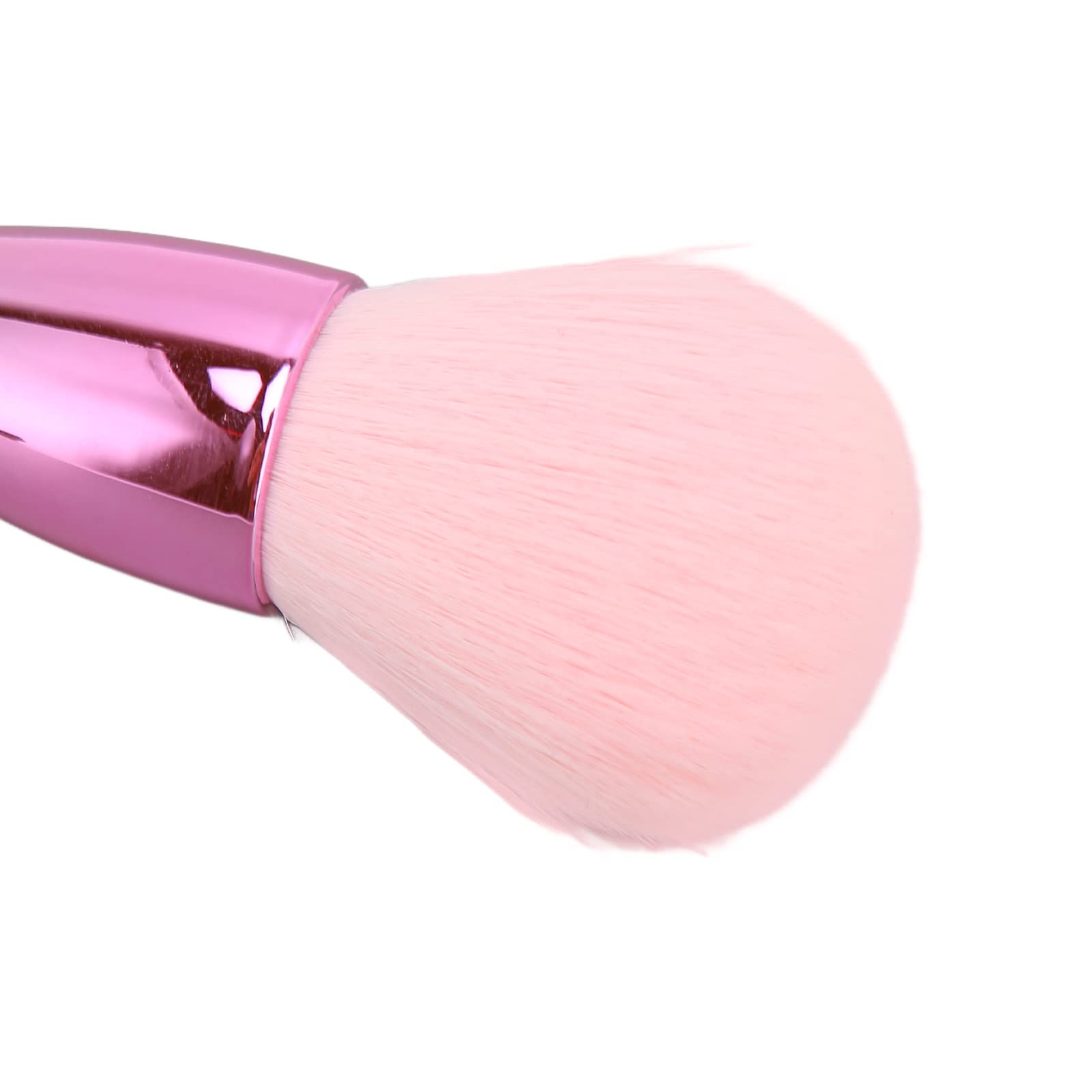 Set di 10 pennelli per trucco, setole morbide, impugnatura comoda, pennello per evidenziatore ombretto in polvere, rosa per uso professionale e trucco quotidiano realizzato in ABS