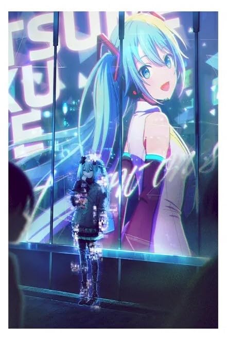 劇場版プロジェクトセカイ 壊れたセカイと歌えないミク プラチナムザッカアートクッション 約53㎝ (ディザービジュアル)