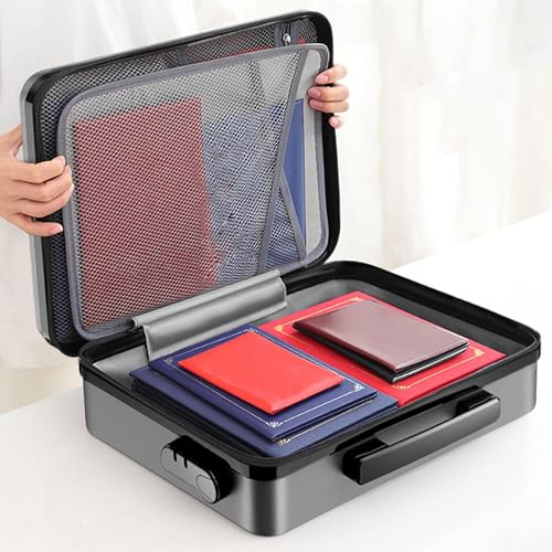 Pochette porte-documents étanche à multi-compartiments pour rangement de dossiers - 8