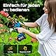 SEESII Akku Astschere 40 mm – Elektrische Gartenschere mit 2× 4000 mAh Akkus, SK5-Klinge, Bürstenlosem Motor, LCD-Anzeige, Für Obstgärten, Landschaftspflege und Professionelle Gartenarbeiten, CS440
