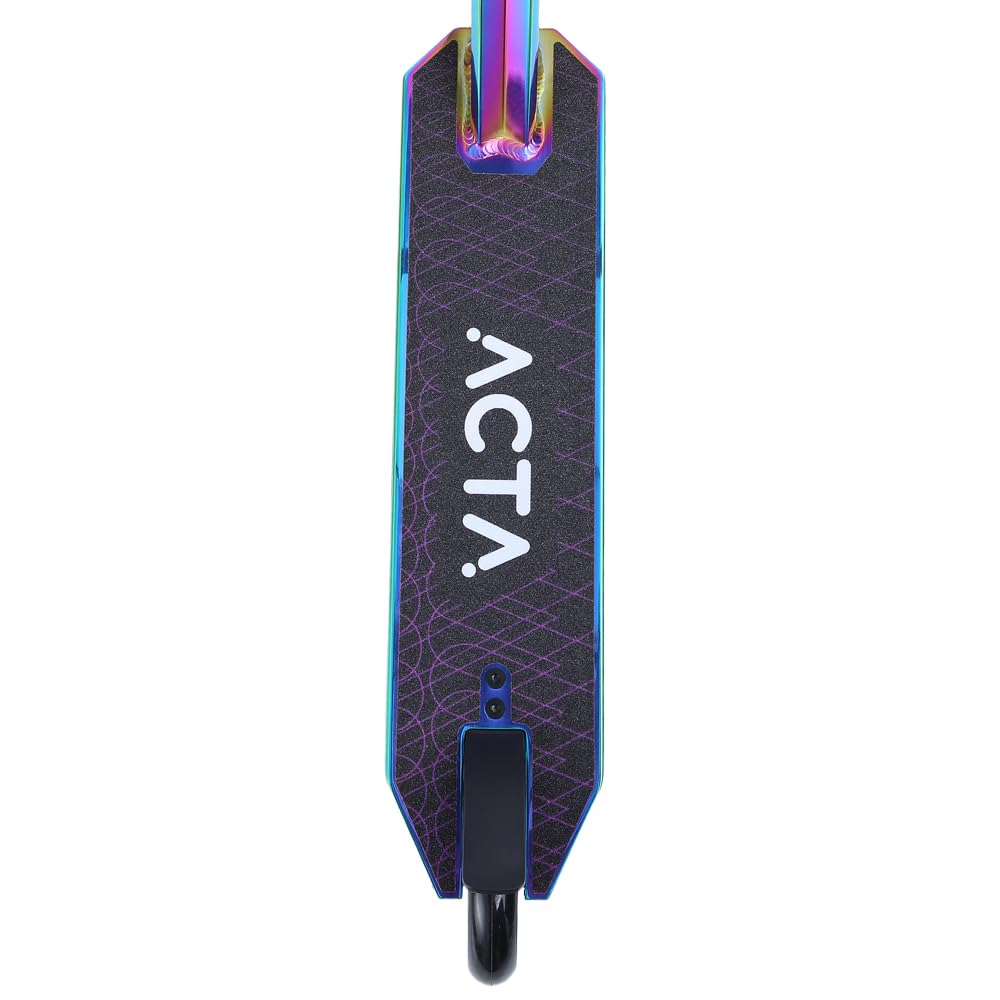 ACTA Trottinette Freestyle Enfant - Mini KSP - Néochrome - Enfant +4 Ans, Guidon Renforcé, Système de Compression HIC, Plateau Aluminium - Initiation Skatepark & Street