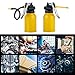 Pistol Hand Pump Oiler Can with Straight & Flexible Spout 10oz Oil can pump(Yellow)