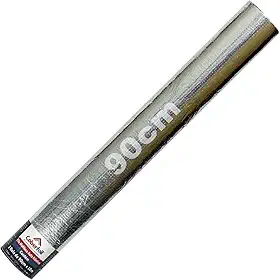 Manta Asfáltica Auto Colante Fita Cobertura Telhas Telhados Vedação Trincas Vazamentos Goteiras Laje Proteção e Resistência Contra Tempo Sol UV Refletiva Metalizada Aluminizada Rolo 90cmx10m