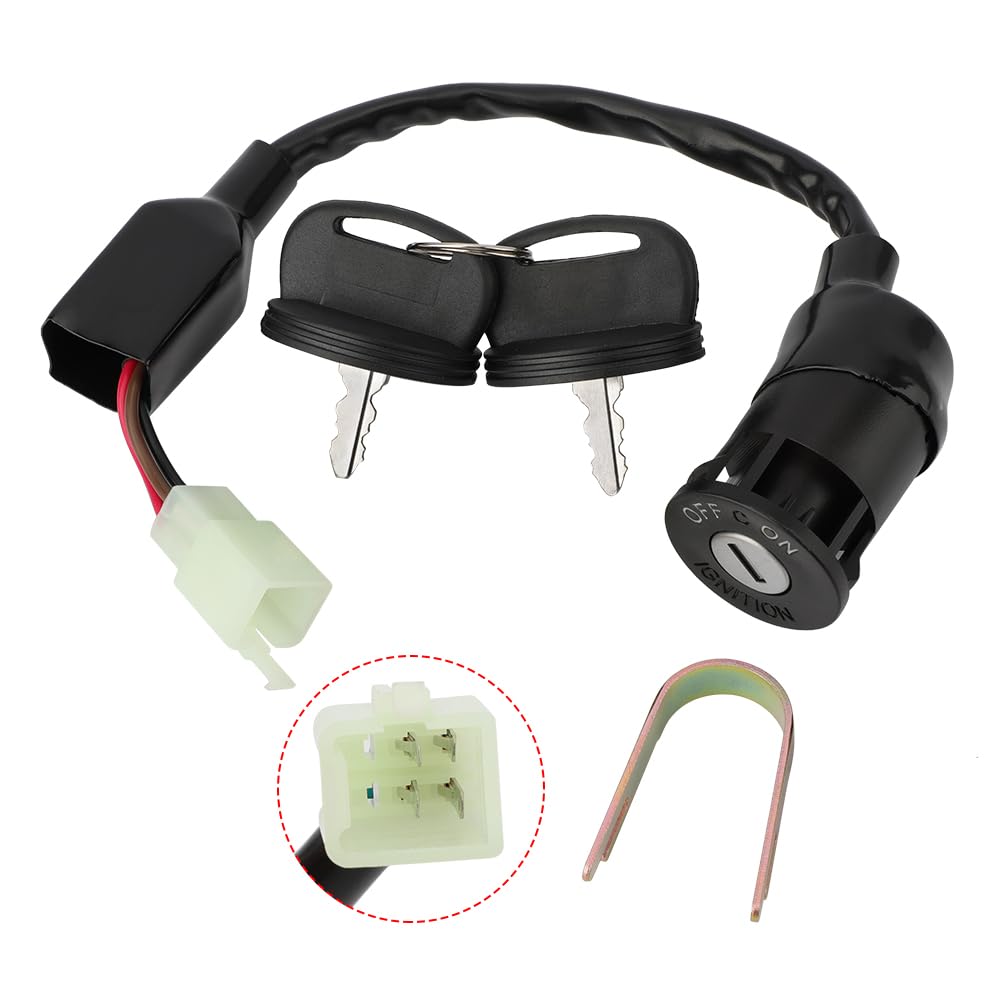 Neiman Contacteur Interrupteur de clé d'allumage pour Polaris Sportsman 90 110 Scrambler 50 90 Predator 50 90 Outlaw 50 90 110 Phoenix 200 Sawtooth 200