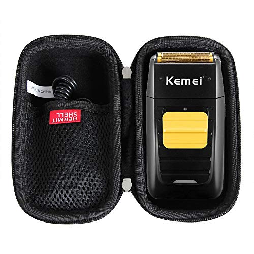 Hermitshell Hard Travel Case For Kemei Professional Electric Razor Men Electric Foil Shaver (Black) #TOP10
