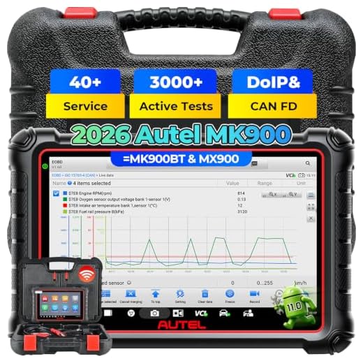 Autel MaxiCOM MK808S-TS TPMS Scanner: 2023 Android 11, 4+64G, 5G WiFi, OBD2 Bidirectional Tool, 28 Service, All System Scan, TPMS Retrofit Relearn Programming, Upgrade of MK808BT PRO TS608 MX808TS