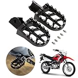 AnXin Dirt Bike Foot Pegs Motorcycle Footpegs Foot Pedals Rests CNC for CRF250F 19-24 XR150L 15-24 CRF150F CRF230F 03-19 Hawk 250 Dirt Pit Bike Black