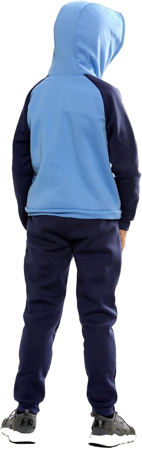 Kids Boys No Days Off Tracksuit Fleece Hoodie Sweatshirt Trouser 2 Piece Suit